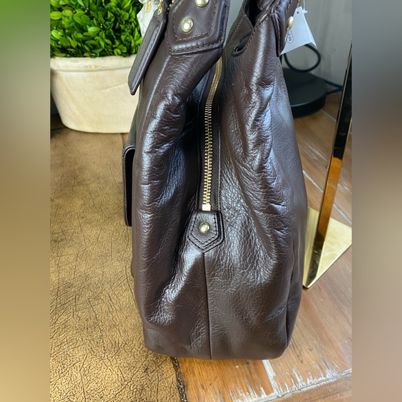Coach NWT Campbell Mahagony Brown Hobo Shoulder Bag - Picture 12 of 16